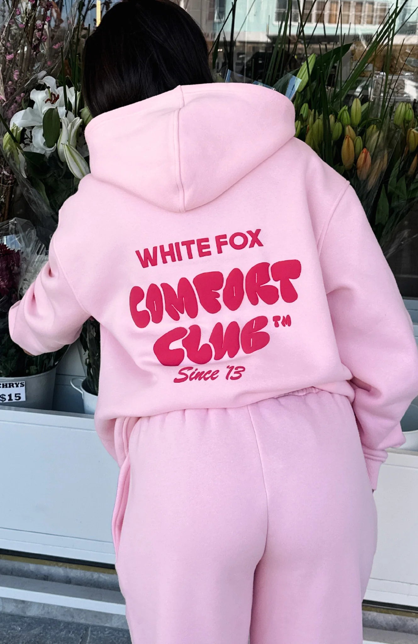 White Fox Hoodie + Sweats